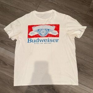 Budweiser White Tee